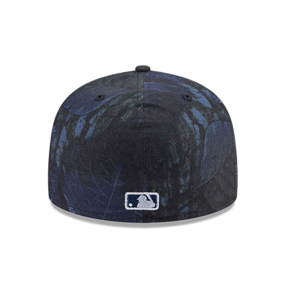 This is a New York Yankees MLB Ripstop Real Tree Navy 59FIFTY A-Frame Fitted Cap 7