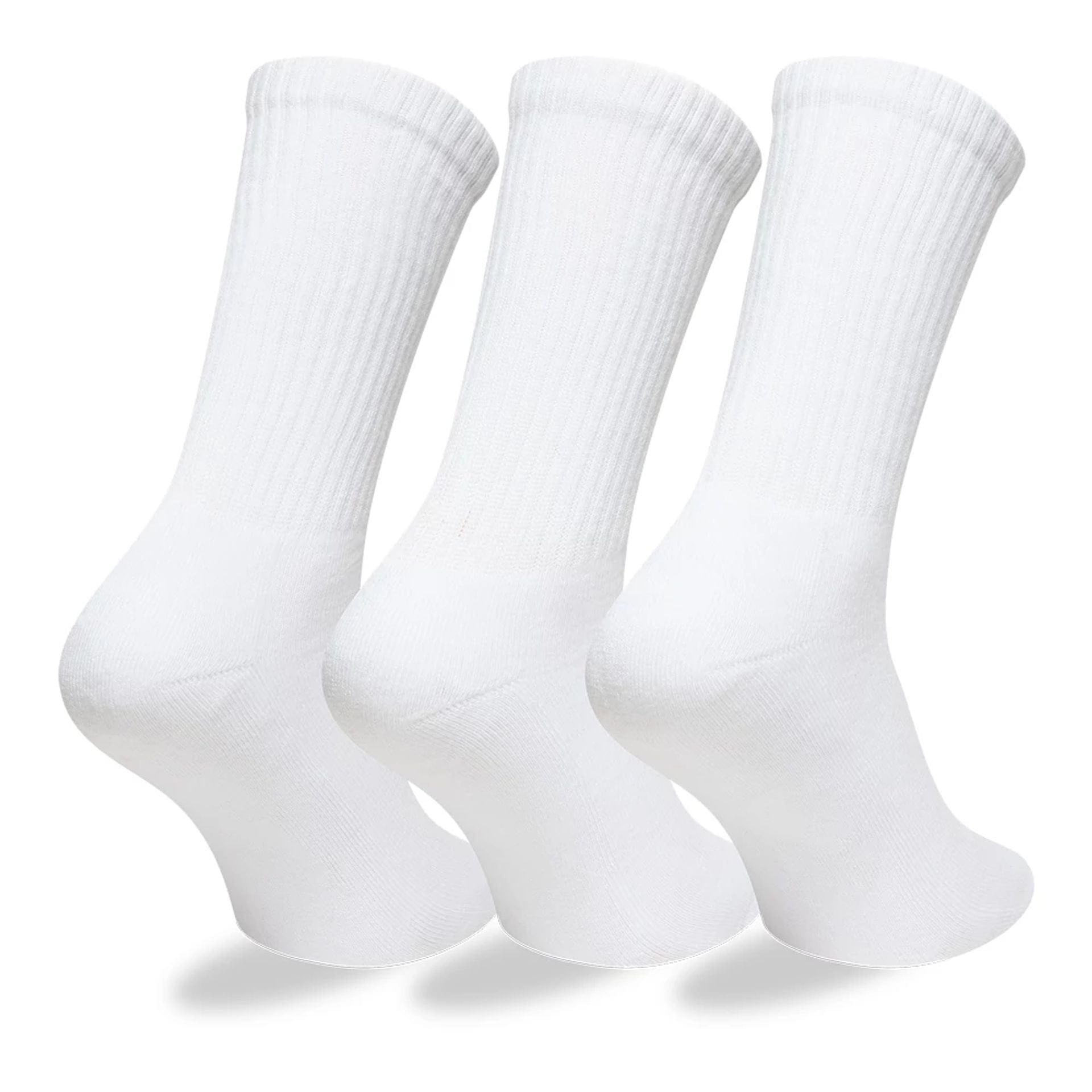 This is a Alpine Racing Alpine Logo White 3 Pack Crew Socks  3
