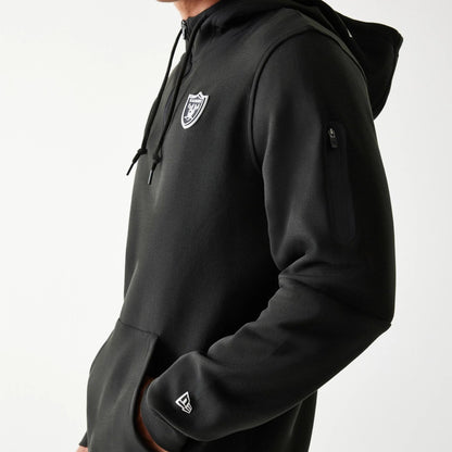 The Male model is wearing Las Vegas Raiders NFL 3RD Down Black Pullover Hoodie 5