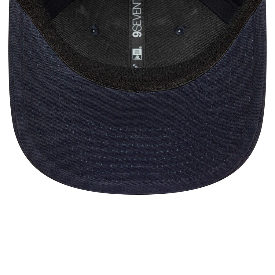 This is a Paris Saint-Germain Tonal Navy 9SEVENTY Stretch Snap Adjustable Cap 5