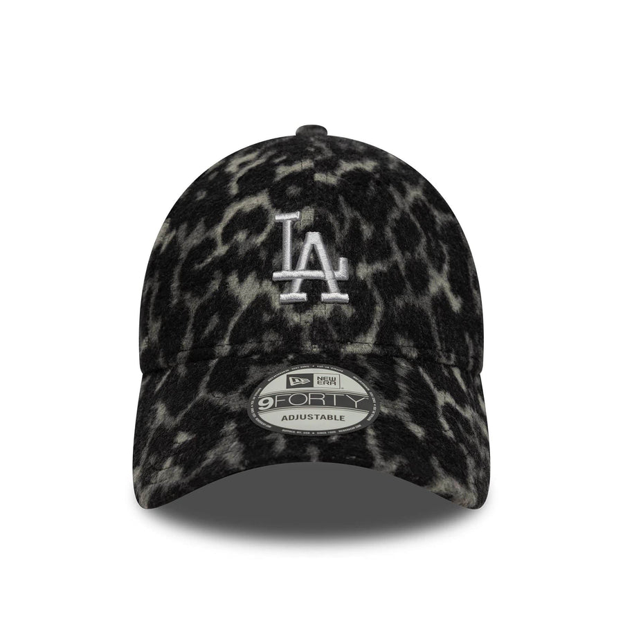 This is a LA Dodgers MLB Cosy Leopard Grey 9FORTY Adjustable Cap 2
