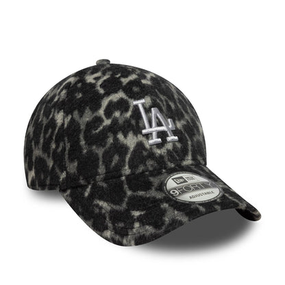 This is a LA Dodgers MLB Cosy Leopard Grey 9FORTY Adjustable Cap 3