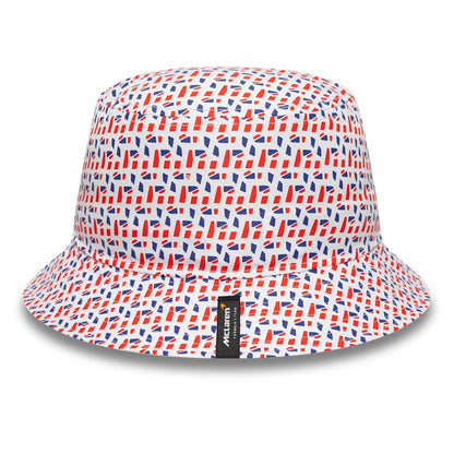 This is a McLaren Racing Lando Norris Silverstone Race Special White Bucket Hat 4