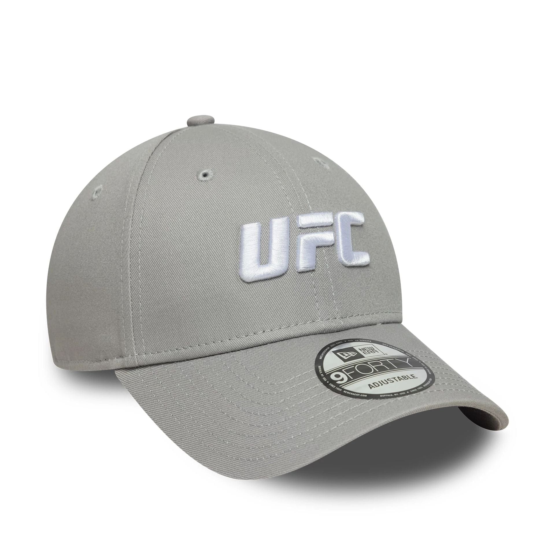 This is a UFC Ultimate Fighting Core Grey 9FORTY Adjustable Cap 3