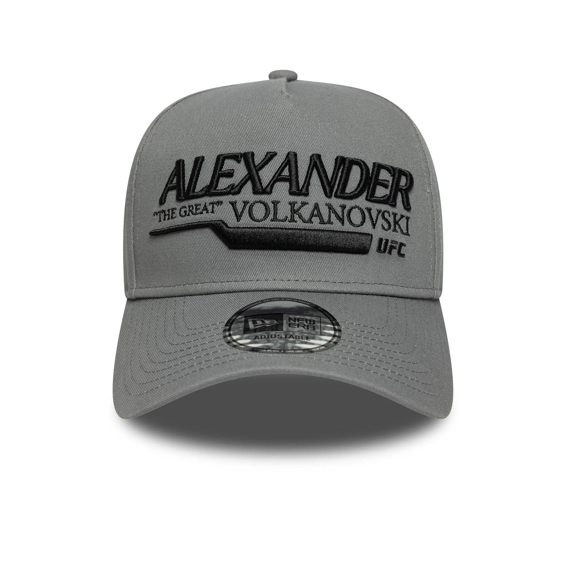 This is a UFC Ultimate Fighting Volk Grey 9FORTY E-Frame Adjustable Cap 2