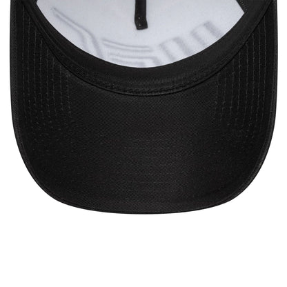 This is a UFC Ultimate Fighting Core Black 9FORTY A-Frame Trucker Adjustable Cap 5