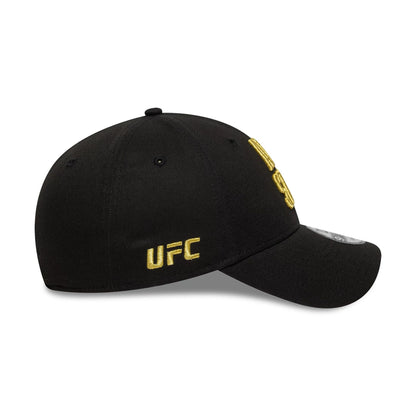 This is a UFC Ultimate Fighting Metallic Still Champ Black 9FORTY Adjustable Cap 4