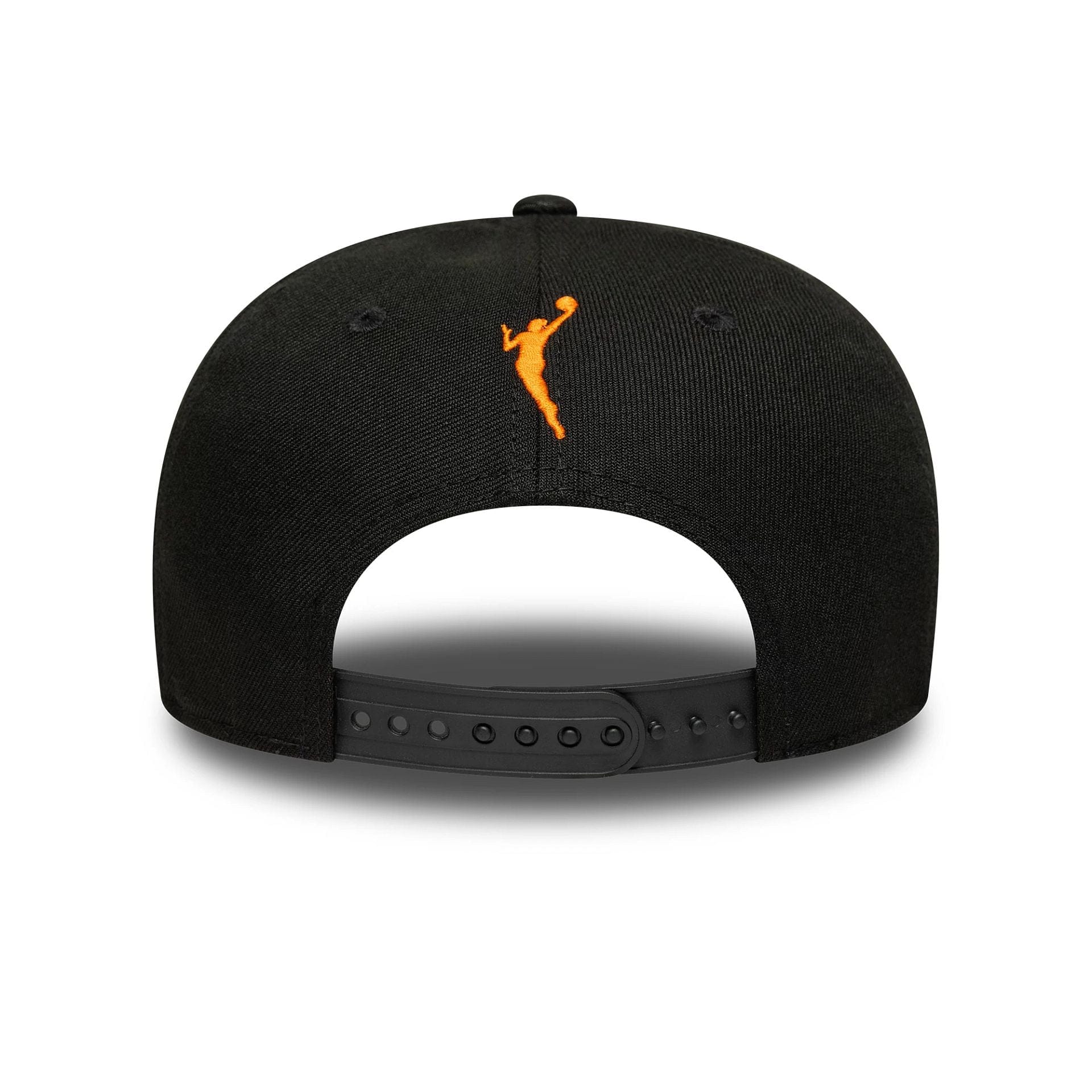 This is a WNBA 2025 All Star Game Logo Black 9SEVENTY Stretch Snap Adjustable Cap 7