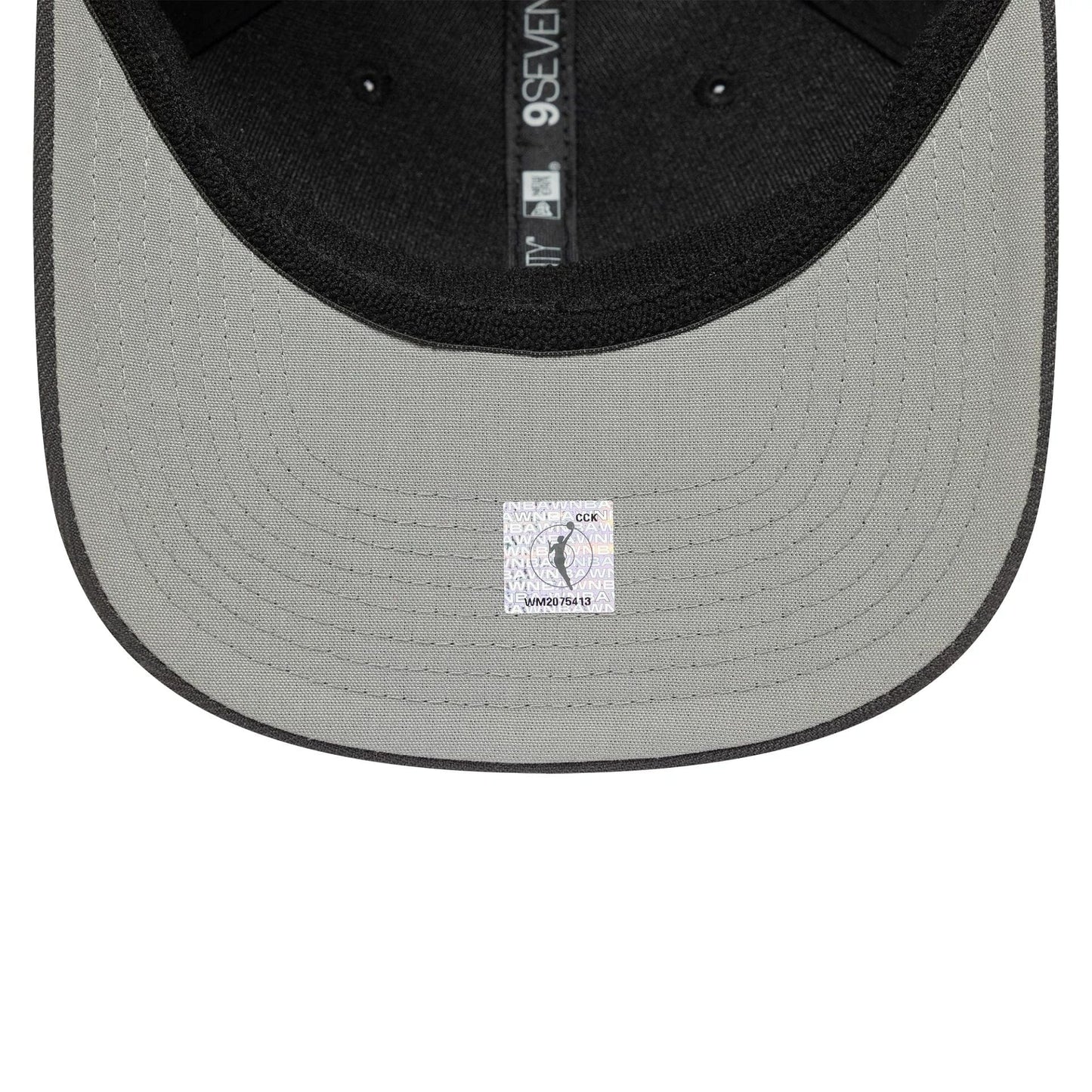 This is a WNBA 2025 All Star Game Logo Black 9SEVENTY Stretch Snap Adjustable Cap 2