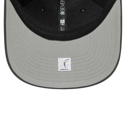 This is a WNBA 2025 All Star Game Logo Black 9SEVENTY Stretch Snap Adjustable Cap 2