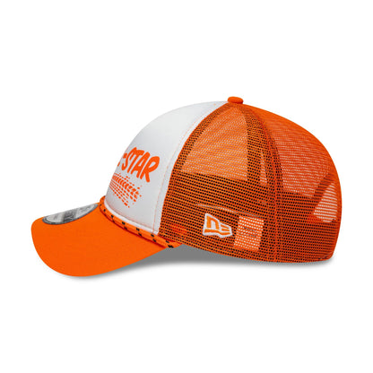 This is a WNBA 2025 All Star Game Logo Orange 9FORTY M-Crown A-Frame Adjustable Cap 4