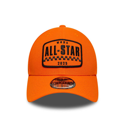 This is a WNBA 2025 All Star Game Patch Orange 9FORTY M-Crown Adjustable Cap 3