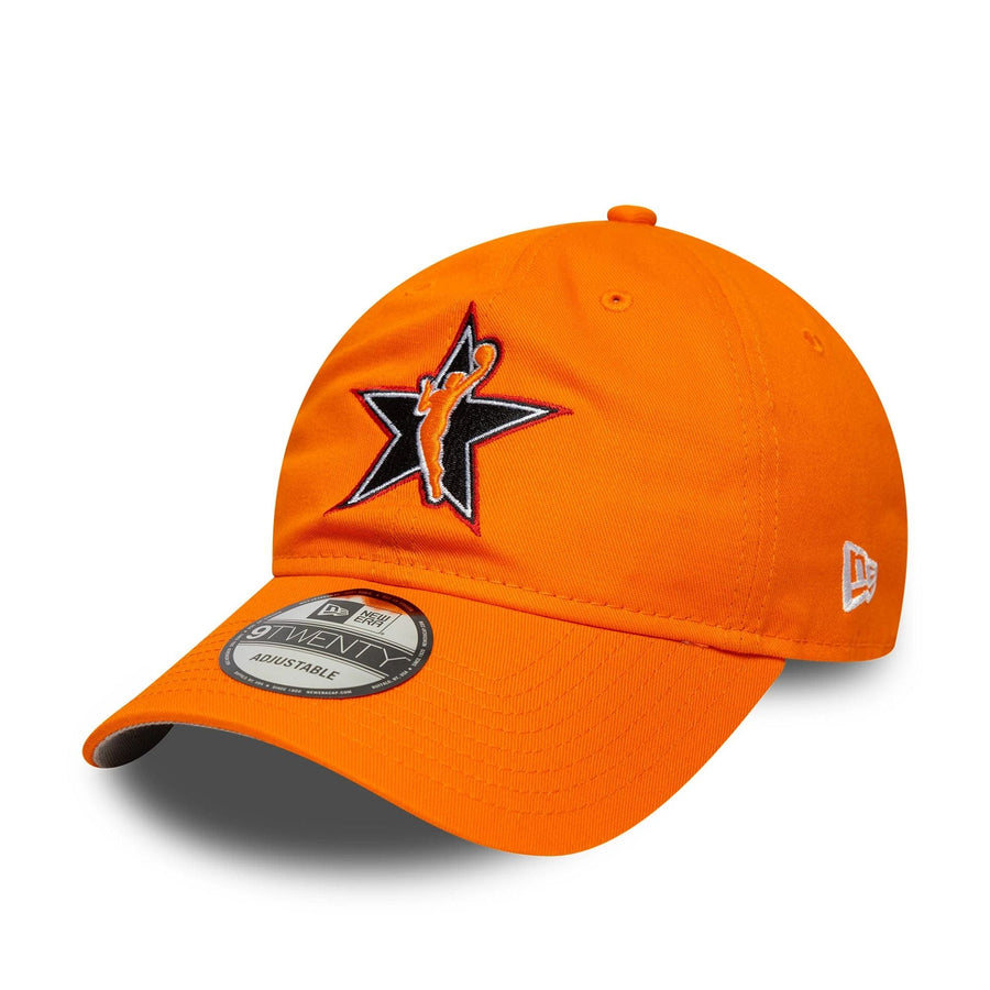 This is a WNBA 2025 All Star Game Logo Orange 9TWENTY Adjustable Cap 4