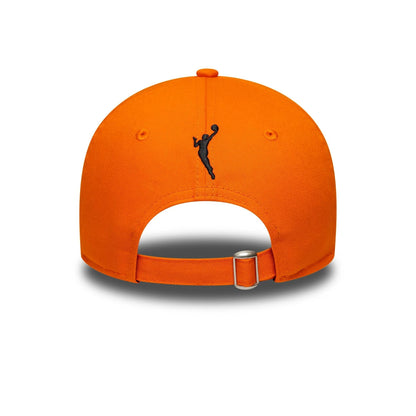 This is a WNBA 2025 All Star Game Logo Orange 9TWENTY Adjustable Cap 5