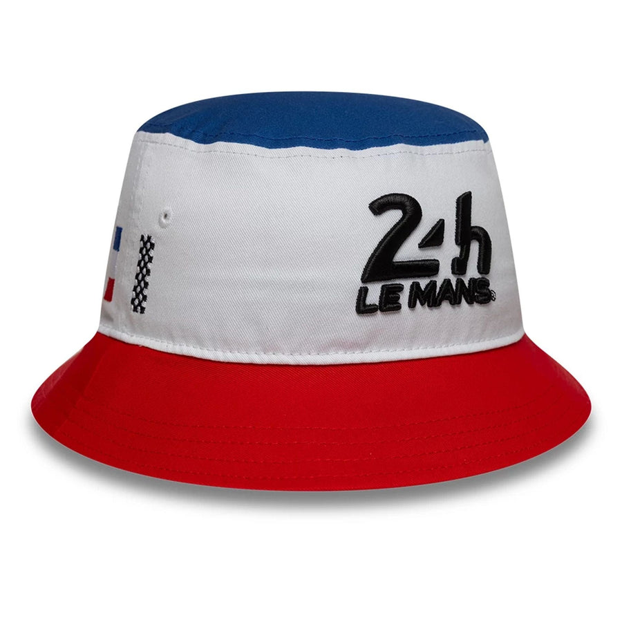 This is a 24HR Le Mans Core White Bucket Hat 1