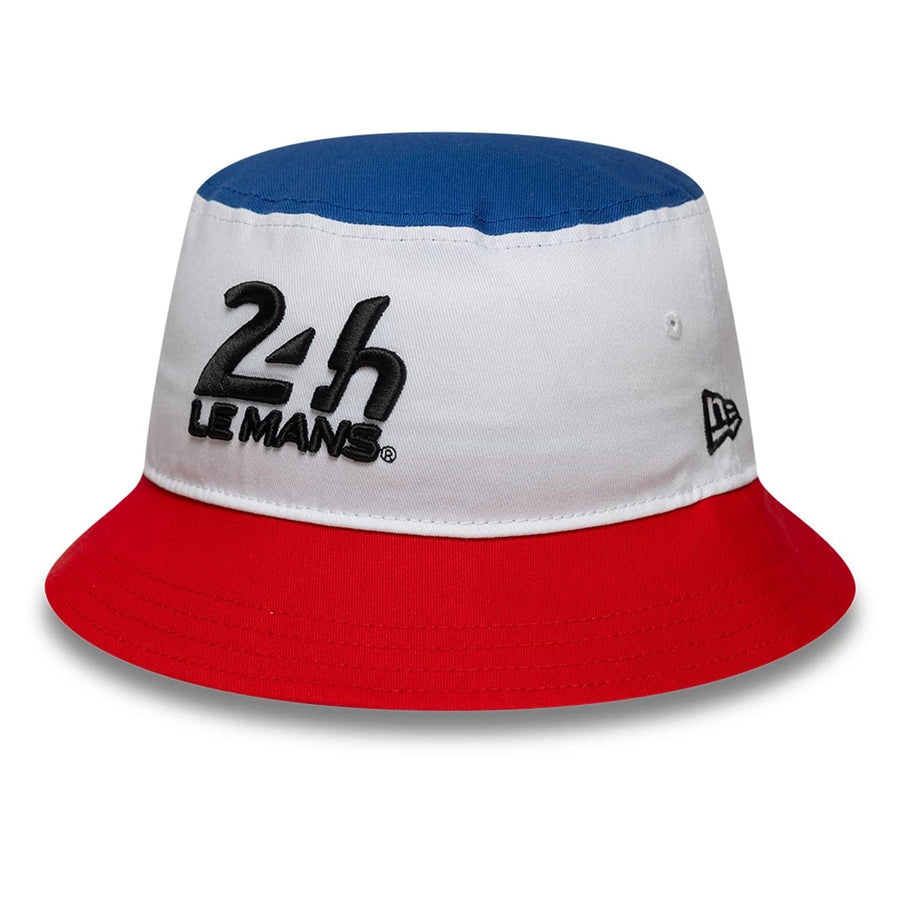 This is a 24HR Le Mans Core White Bucket Hat 3