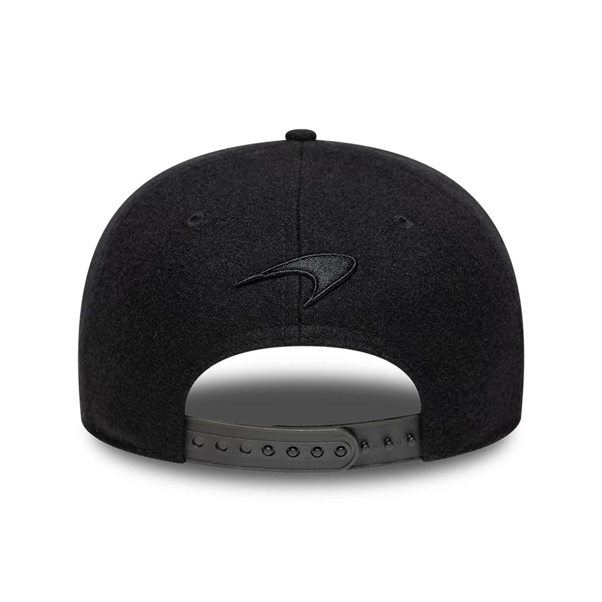 This is a Reiss x McLaren Racing Black Retro Crown 9FIFTY Adjustable Cap 6