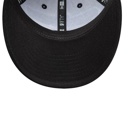 This is a Reiss x McLaren Racing Black Retro Crown 9FIFTY Adjustable Cap 7