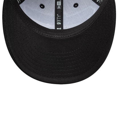 This is a Reiss x McLaren Racing Black Retro Crown 9FIFTY Adjustable Cap 7