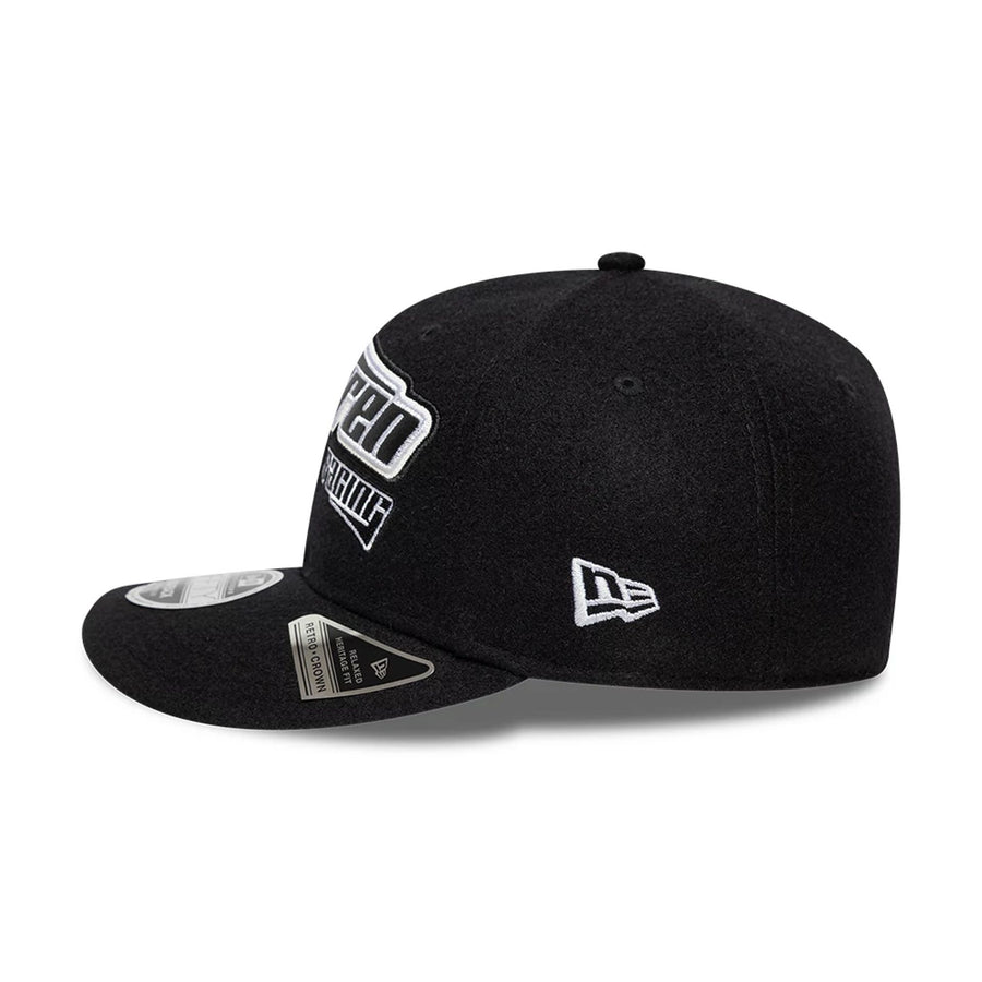 This is a Reiss x McLaren Racing Black Retro Crown 9FIFTY Adjustable Cap 5