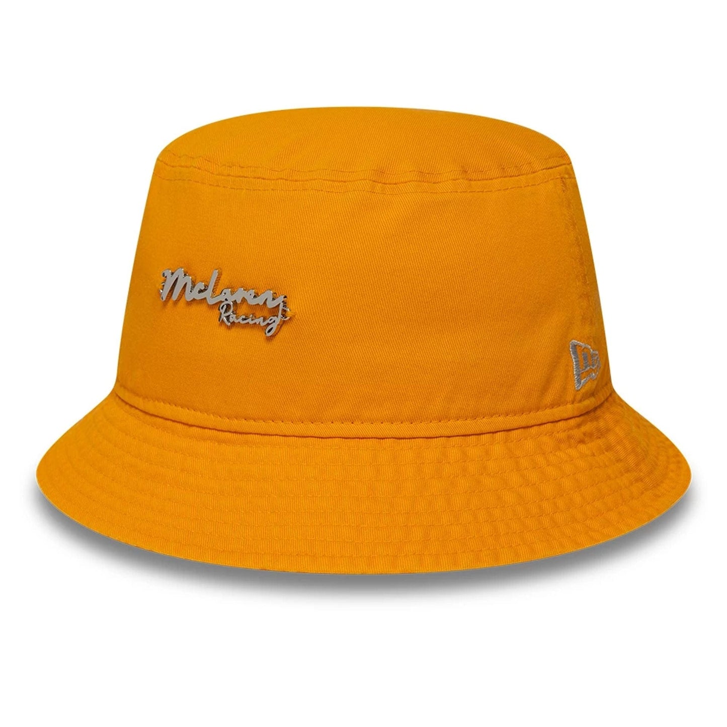 This is a McLaren x Reiss Leisure Orange Bucket Hat 1