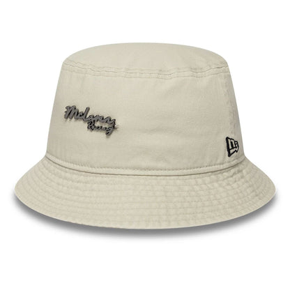 This is a McLaren x Reiss Leisure Cream Bucket Hat 1