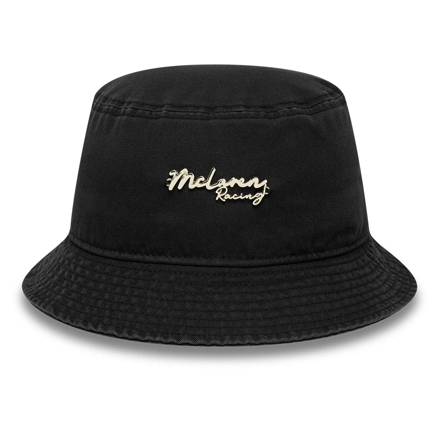 This is a McLaren x Reiss Leisure Black Bucket Hat 2
