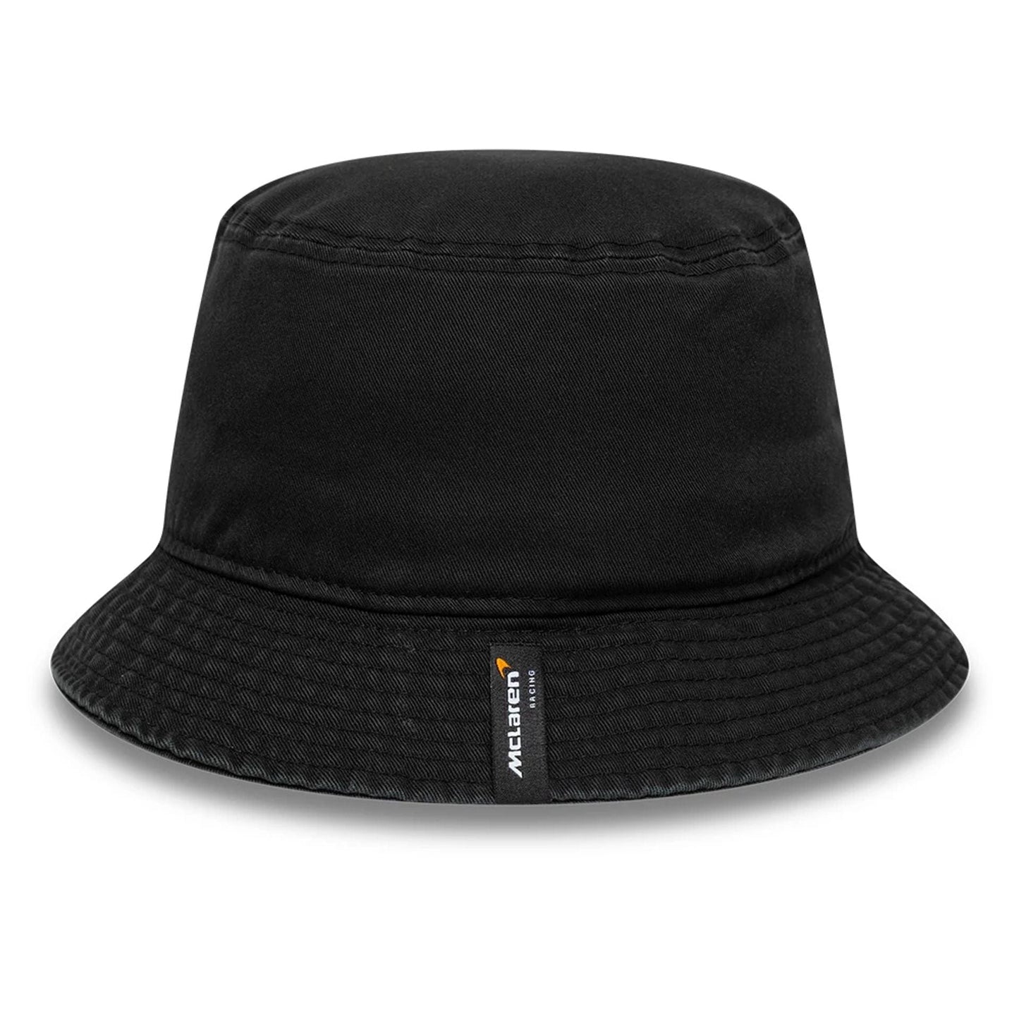 This is a McLaren x Reiss Leisure Black Bucket Hat 4