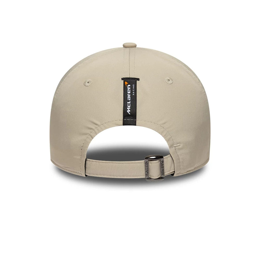 This is a McLaren x Reiss Wordmark Beige 9TWENTY Adjustable Cap 5