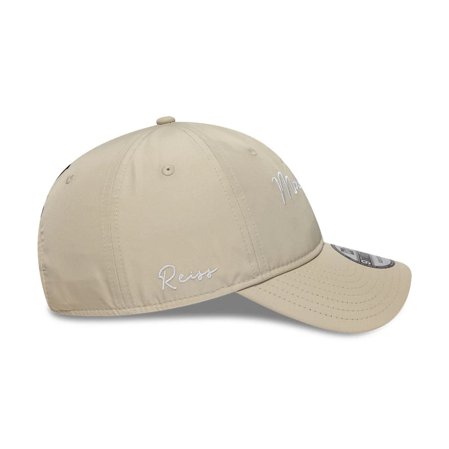 This is a McLaren x Reiss Wordmark Beige 9TWENTY Adjustable Cap 4