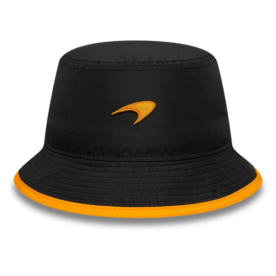 This is a McLaren x Reiss Seasonal Black Bucket Hat 3