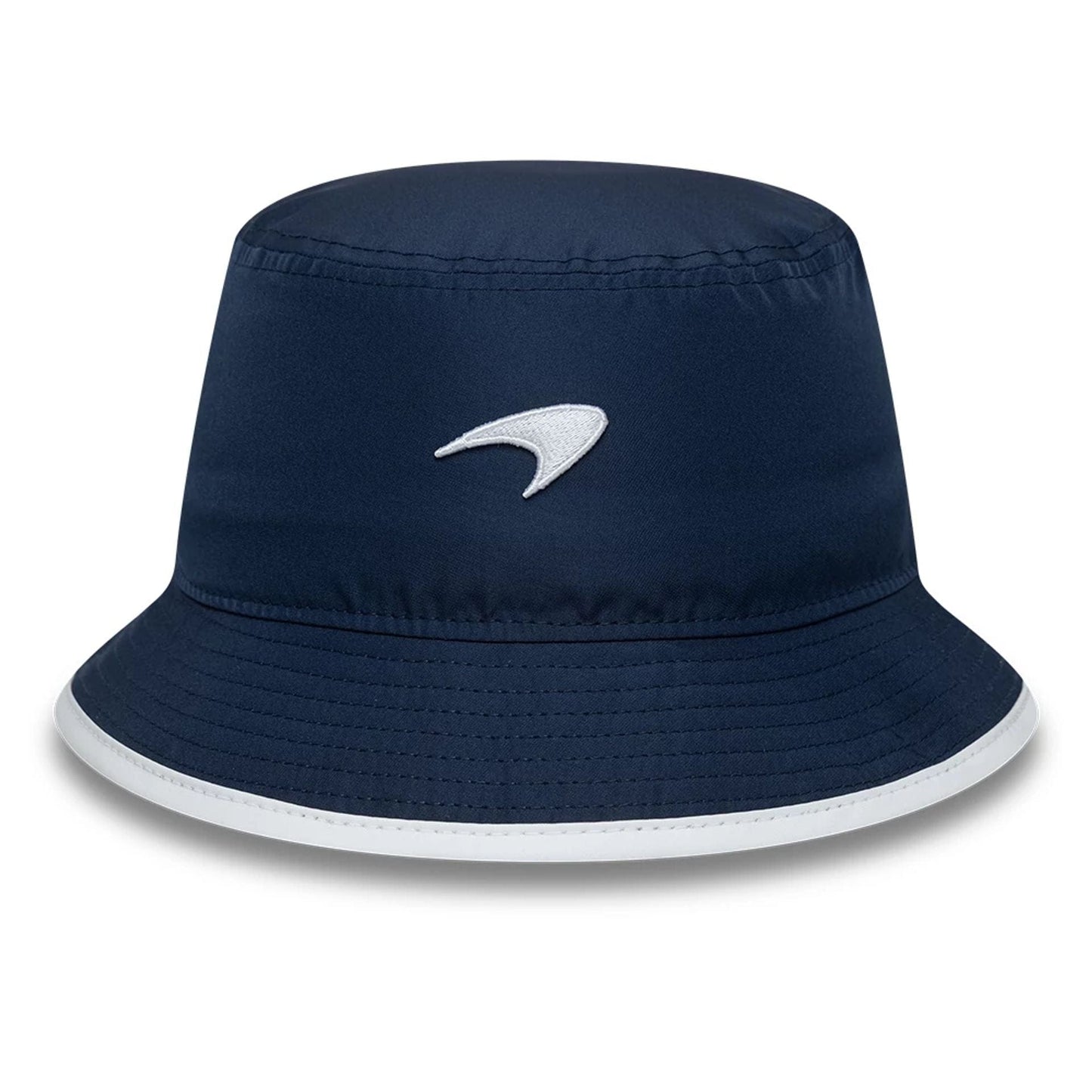 This is a McLaren x Reiss Seasonal Navy Bucket Hat 3