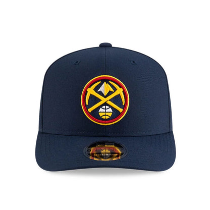 This is a Denver Nuggets NBA Team Dark Blue 9SEVENTY Stretch Snap Adjustable Cap 3