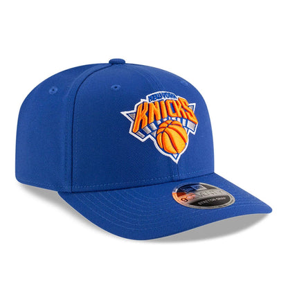 This is a New York Knicks NBA Team Blue 9SEVENTY Stretch Snap Adjustable Cap 4