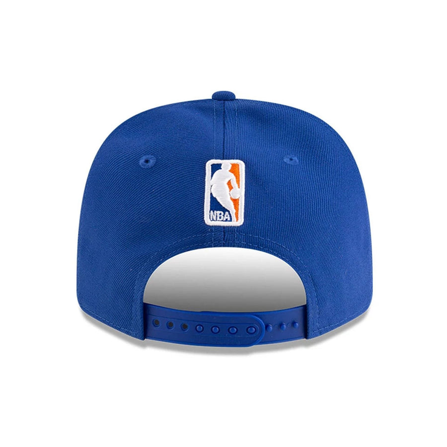 This is a New York Knicks NBA Team Blue 9SEVENTY Stretch Snap Adjustable Cap 7