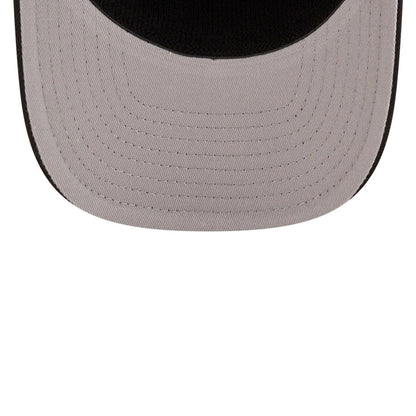 This is a Miami Heat NBA Team Black 9SEVENTY Stretch Snap Adjustable Cap 2