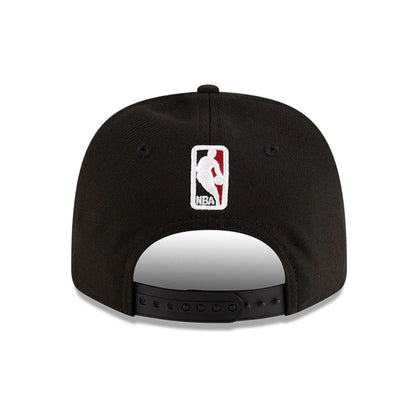This is a Miami Heat NBA Team Black 9SEVENTY Stretch Snap Adjustable Cap 7