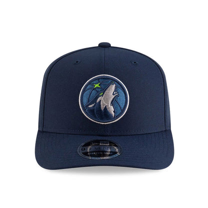 This is a Minnesota Timberwolves NBA Team Dark Blue 9SEVENTY Stretch Snap Adjustable Cap 3