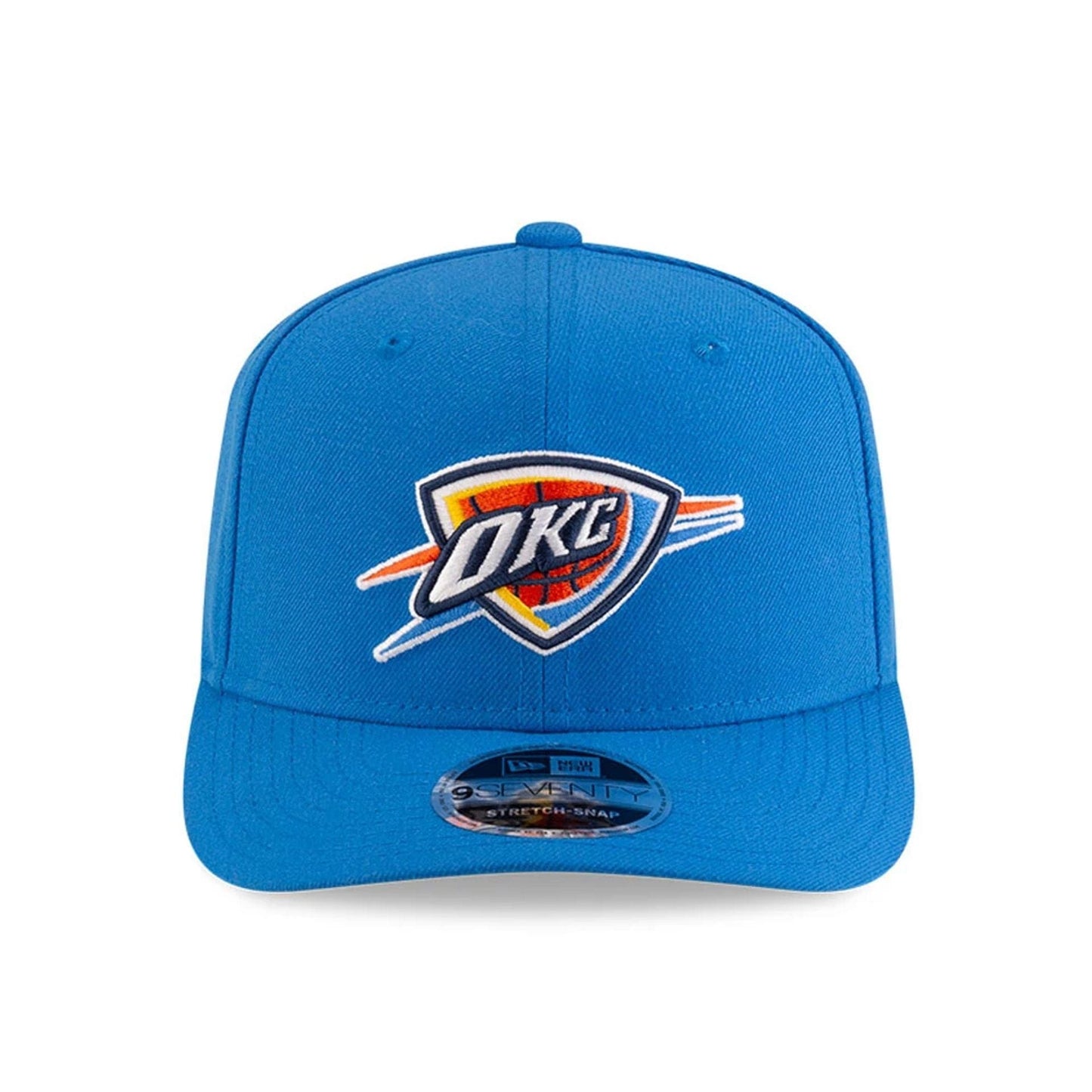 This is a Oklahoma City Thunder NBA Team Blue 9SEVENTY Stretch Snap Adjustable Cap 3