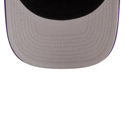This is a LA Lakers NBA Team Purple 9SEVENTY Stretch Snap Adjustable Cap 2