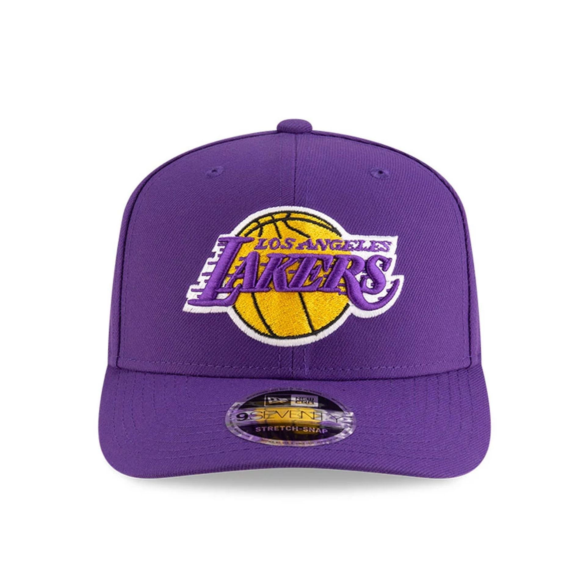 This is a LA Lakers NBA Team Purple 9SEVENTY Stretch Snap Adjustable Cap 3
