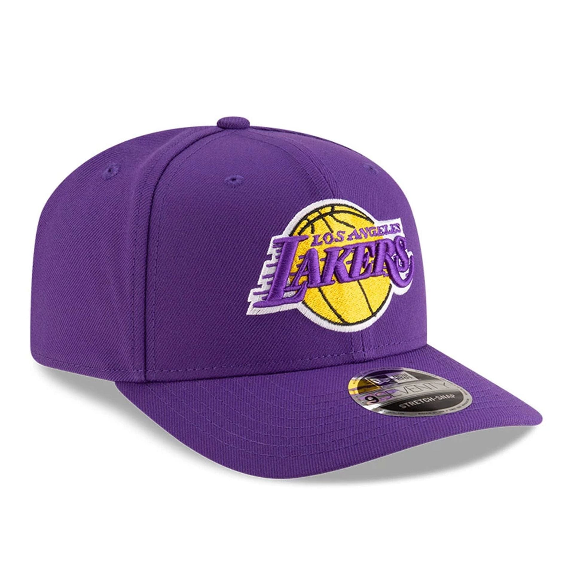 This is a LA Lakers NBA Team Purple 9SEVENTY Stretch Snap Adjustable Cap 4