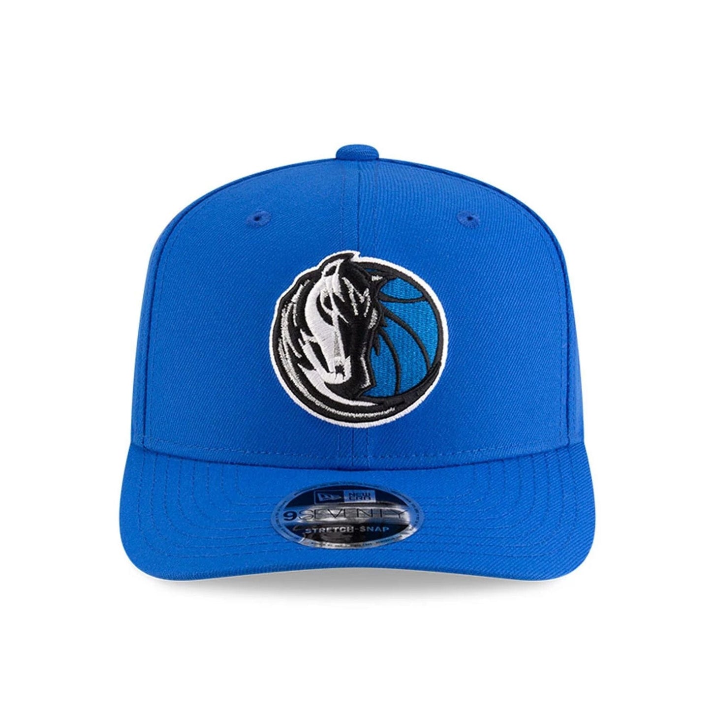 This is a Dallas Mavericks NBA Team Blue 9SEVENTY Stretch Snap Adjustable Cap 3