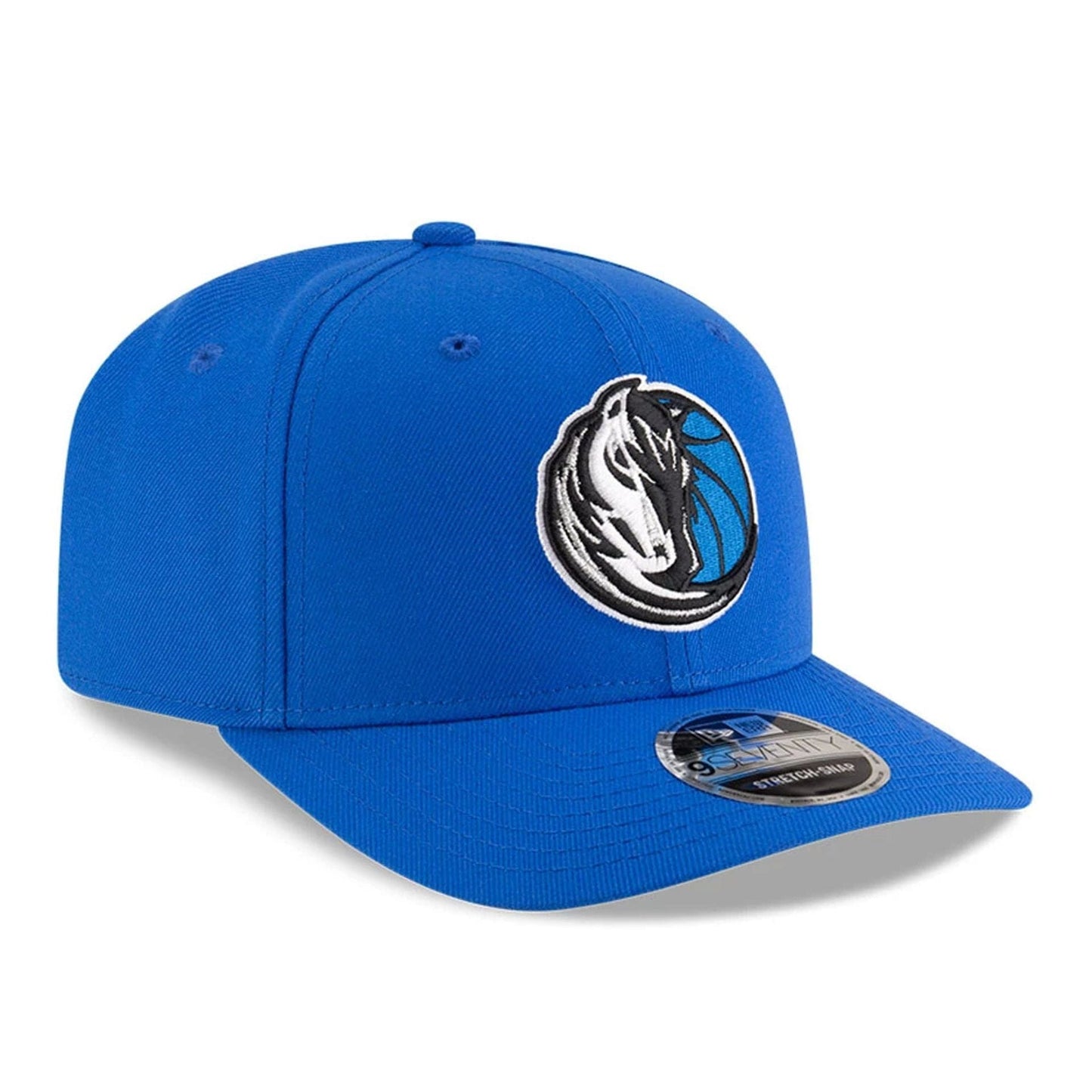 This is a Dallas Mavericks NBA Team Blue 9SEVENTY Stretch Snap Adjustable Cap 4