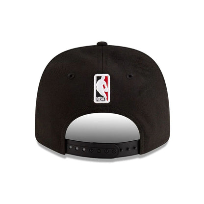 This is a Chicago Bulls NBA Team Black 9SEVENTY Stretch Snap Adjustable Cap 7
