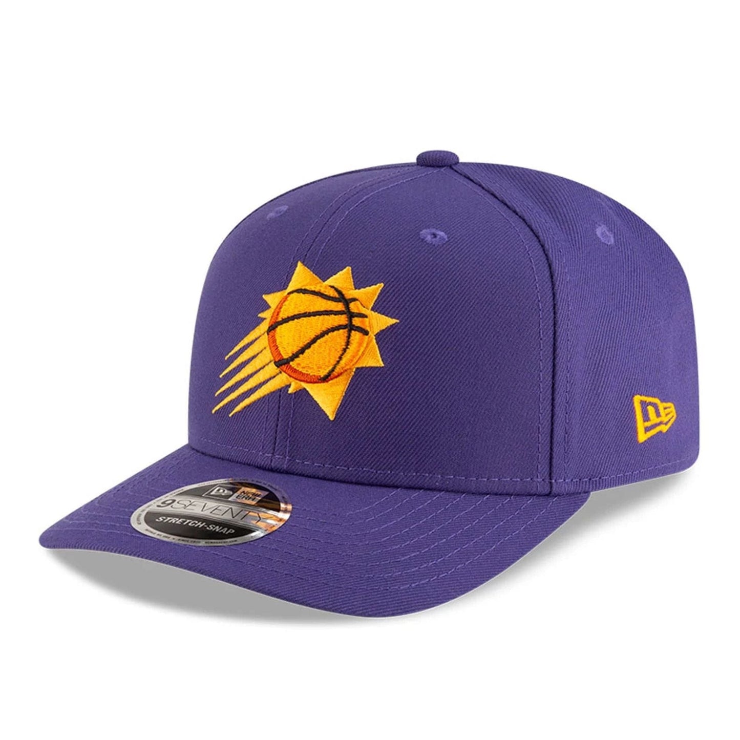 This is a Phoenix Suns NBA Team Dark Purple 9SEVENTY Stretch Snap Adjustable Cap 1