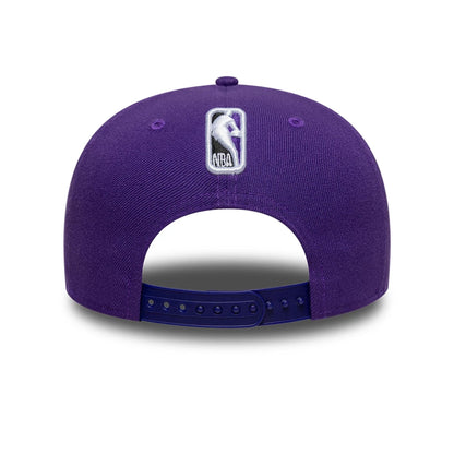 This is a Utah Jazz NBA Team Dark Blue 9SEVENTY Stretch Snap Adjustable Cap 5