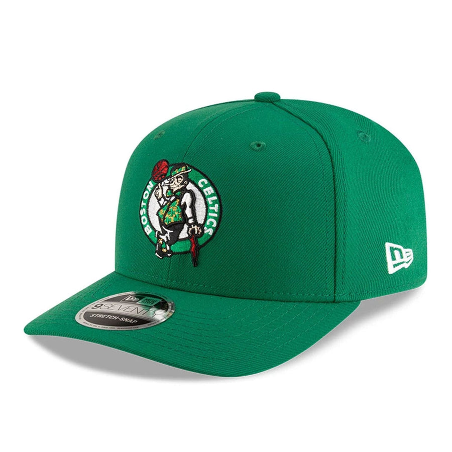 This is a Boston Celtics NBA Team Green 9SEVENTY Stretch Snap Adjustable Cap 1