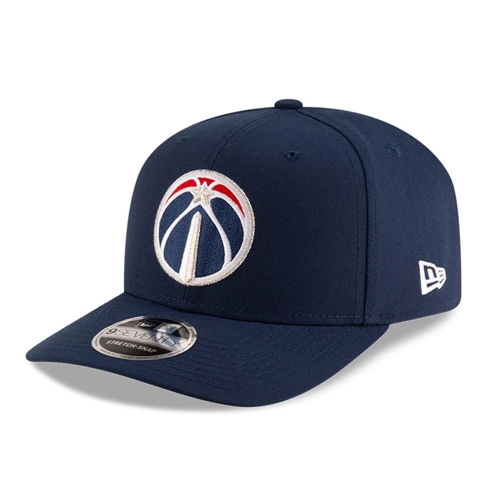 This is a Washington Wizards NBA Team Dark Blue 9SEVENTY Stretch Snap Adjustable Cap 1