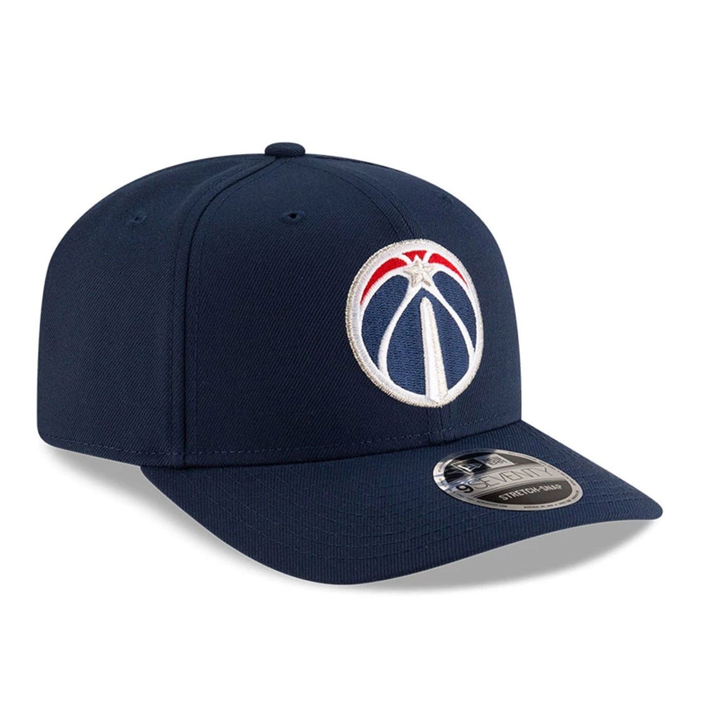 This is a Washington Wizards NBA Team Dark Blue 9SEVENTY Stretch Snap Adjustable Cap 4